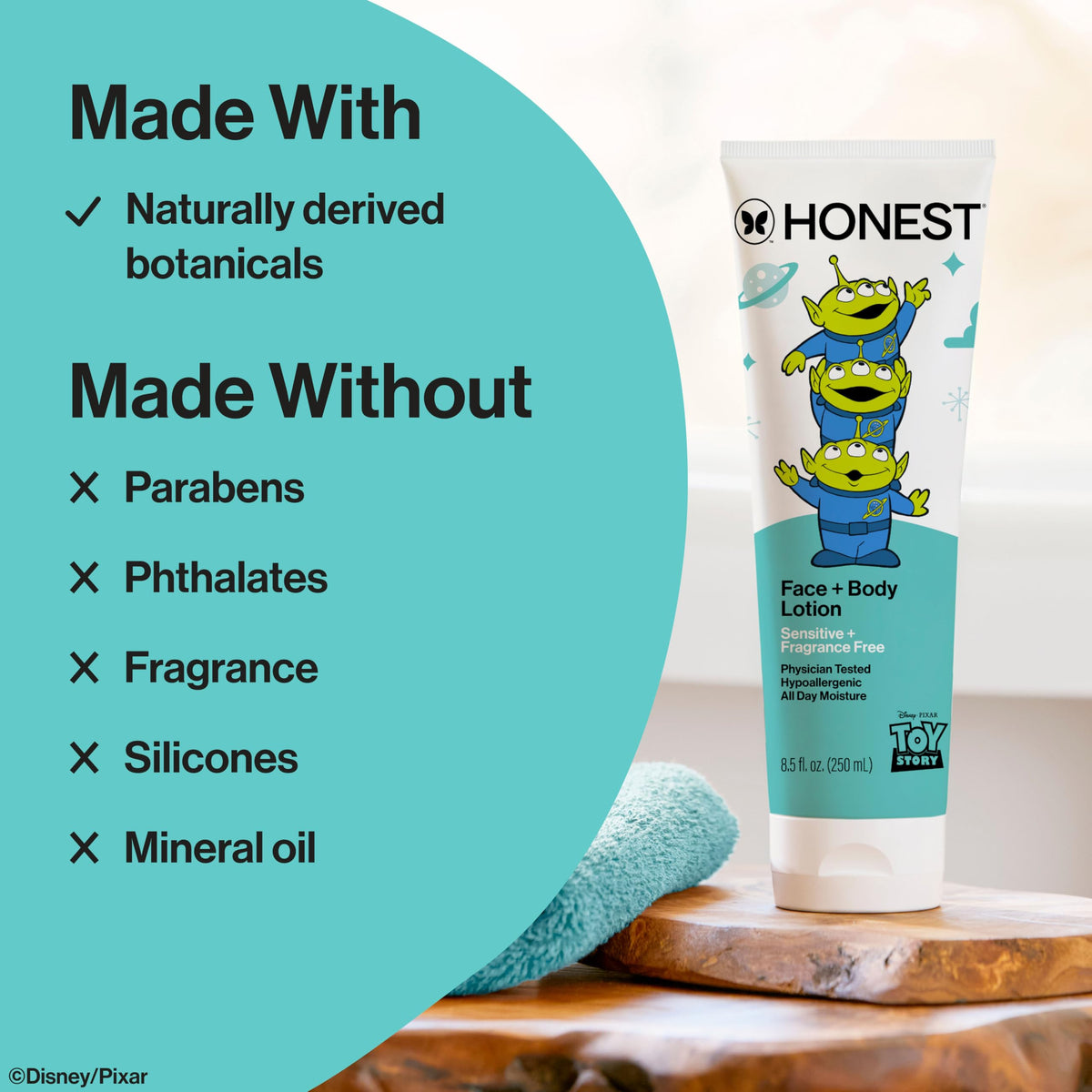 The Honest Company close-up of shea butter texture conveying rich nourishment