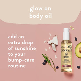 The Honest Company Rock the Bump Butter jar open showing rich creamy texture