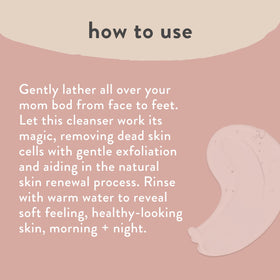 The Honest Company 8 fl oz bottle beside a hand for size and scale clarity