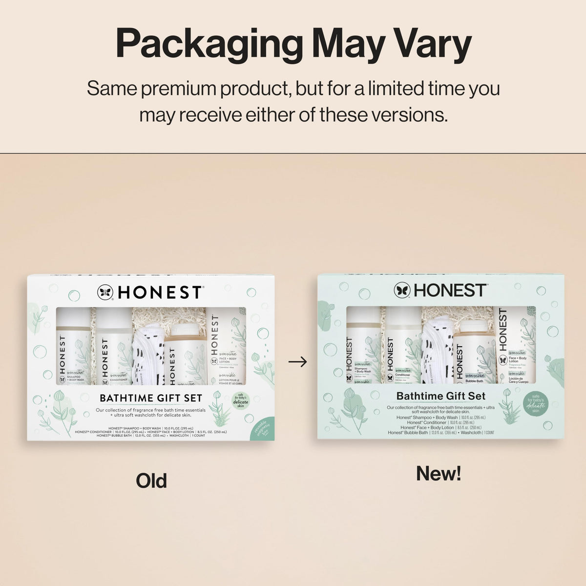 The Honest Company products flatlay for scale and family-ready full sizes