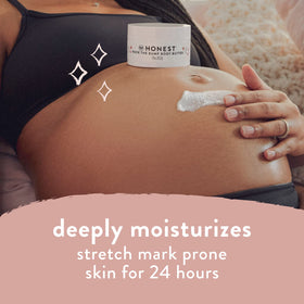 The Honest Company open tub showing creamy texture and spreadable benefit