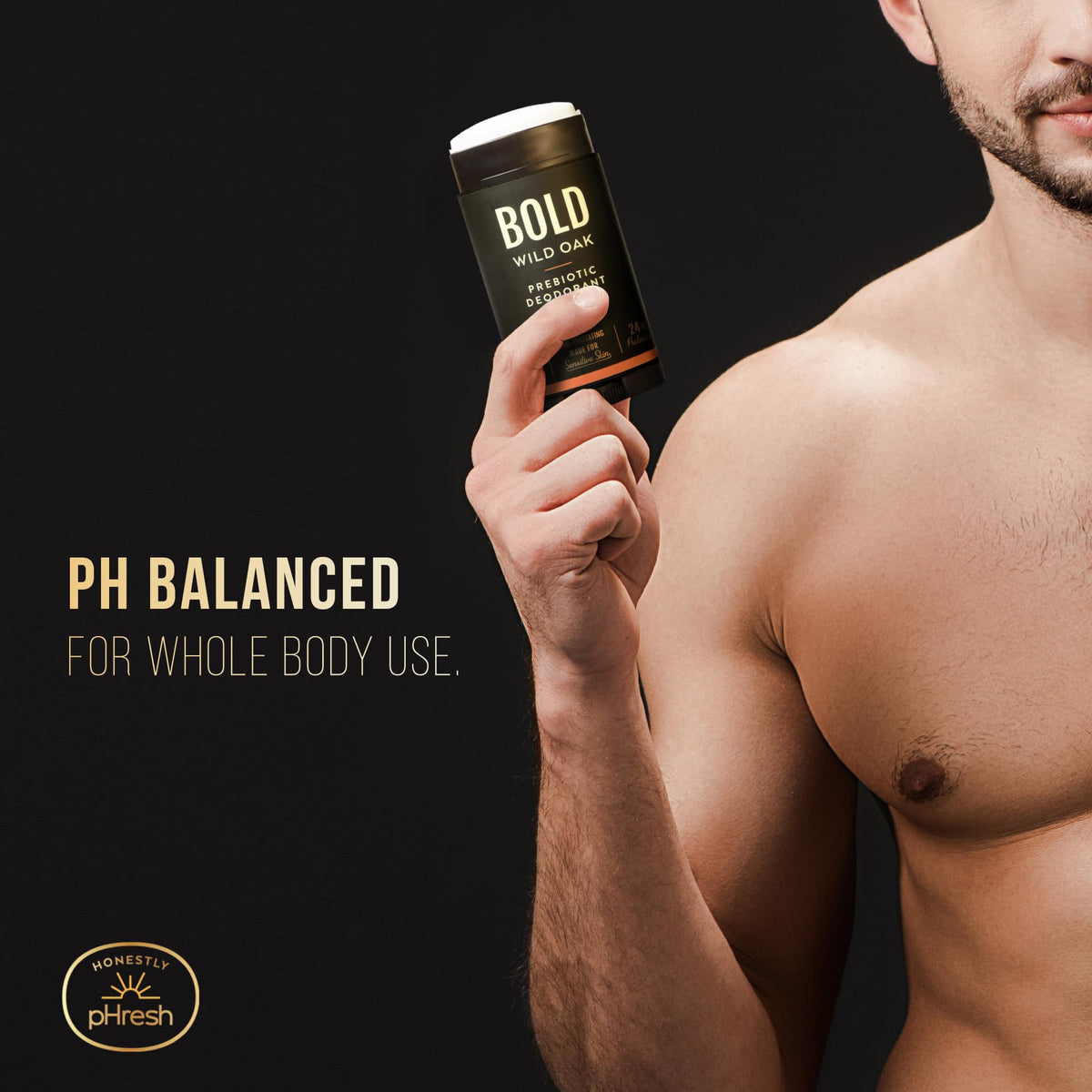Honestly pHresh outdoor lifestyle wearer showing active use benefit: holds up during activity
