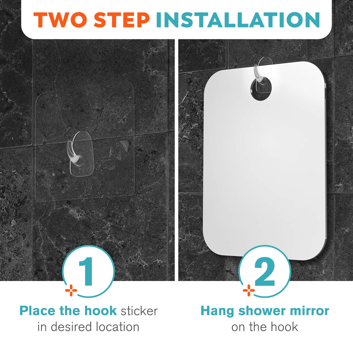 HONEYBULL adhesive wall hook installation showing no-drill mounting convenience