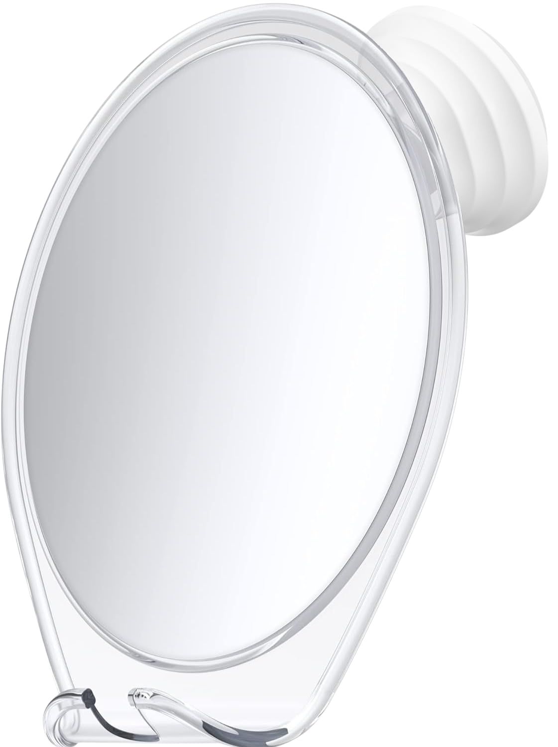 HONEYBULL front mirror view showing clear reflection and sleek white frame benefit: reliable grooming
