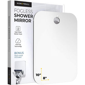 HONEYBULL front view showing clean mirror and clear reflection benefit