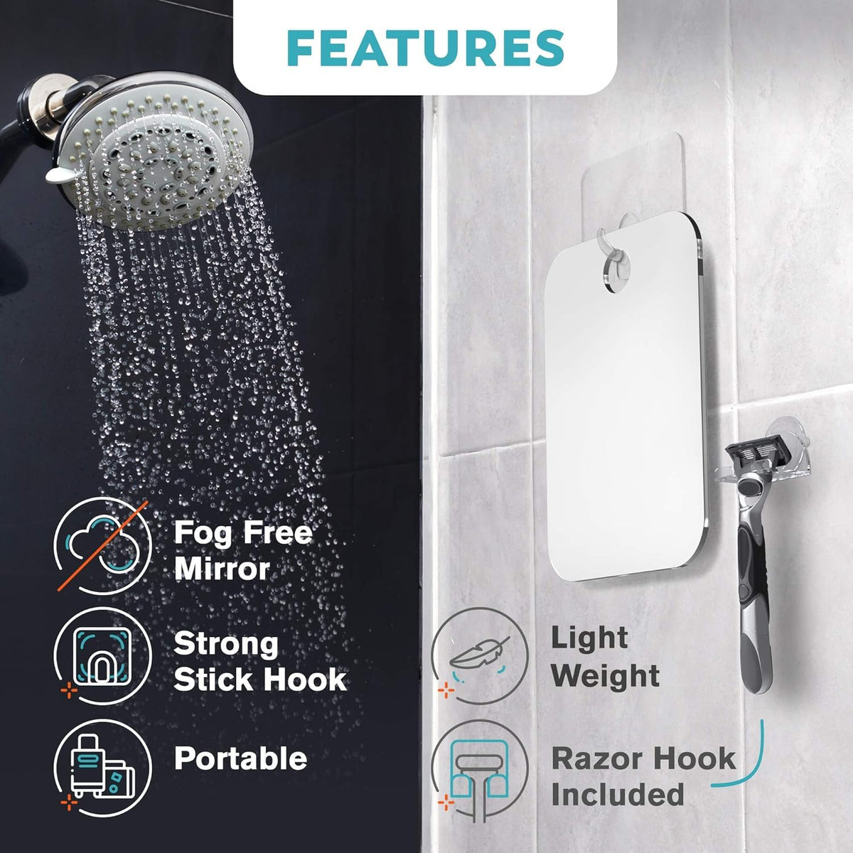 HONEYBULL razor holder detail keeping razor organized and accessible