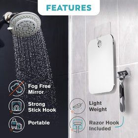 HONEYBULL detail of included razor holder keeping razor organized and accessible