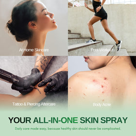 Honeydew Labs BIONA mist used after exercise on neck and chest, refreshing benefit