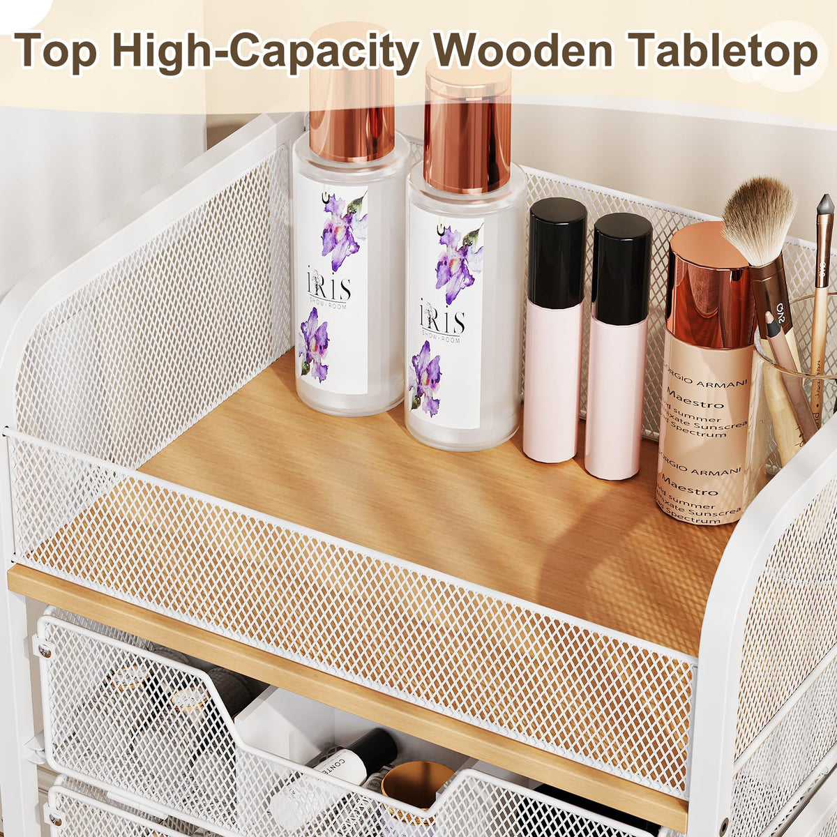 Hongtamoya bathroom lifestyle setup keeping skincare reachable and neat