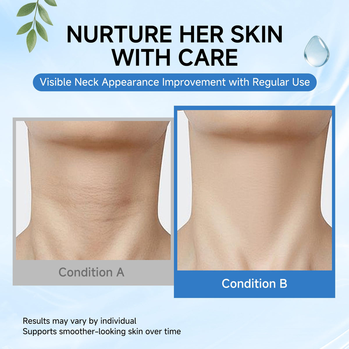 HONLINK essence droplet close-up highlighting hyaluronic hydration boost