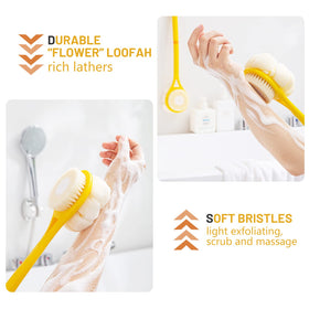 HONOMA bristles detail showing soft-rough design for gentle exfoliation benefit