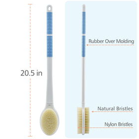 HONOMA soft nylon bristles close-up for gentle lathering and cleanse