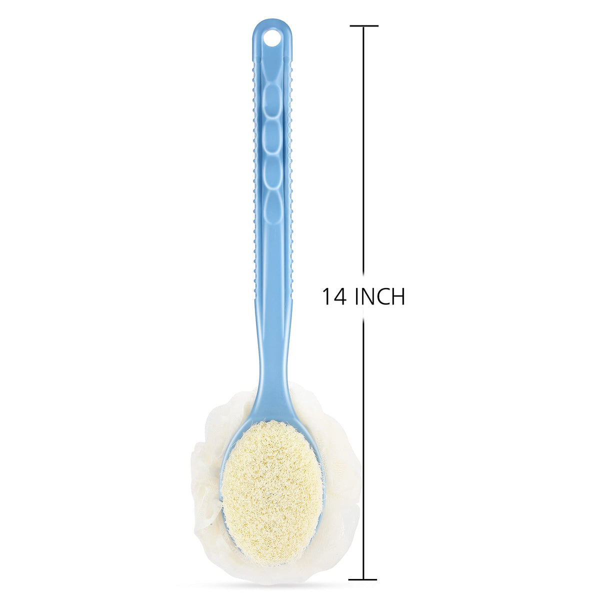 HONOMA in use back scrubbing demonstrating easy cleaning of hard-to-reach areas