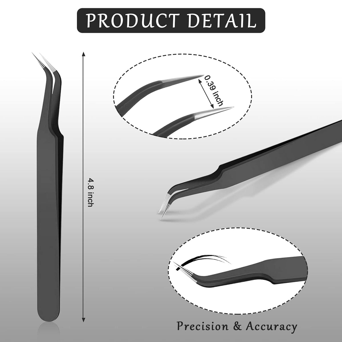 Honoson close-up of curved pointed tip showing precise grip advantage