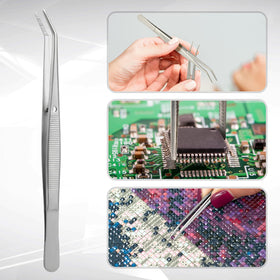 Honoson close-up serrated curved tip for secure needle and thread grip