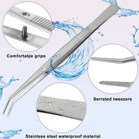 Honoson tweezers threading a sewing machine needle to speed setup