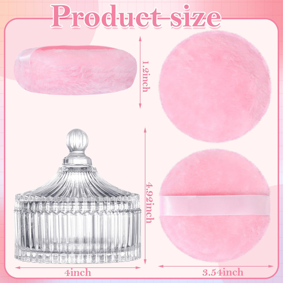 HONSIO close-up of puff texture demonstrating soft, even powder release