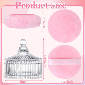 HONSIO close-up of puff texture demonstrating soft, even powder release