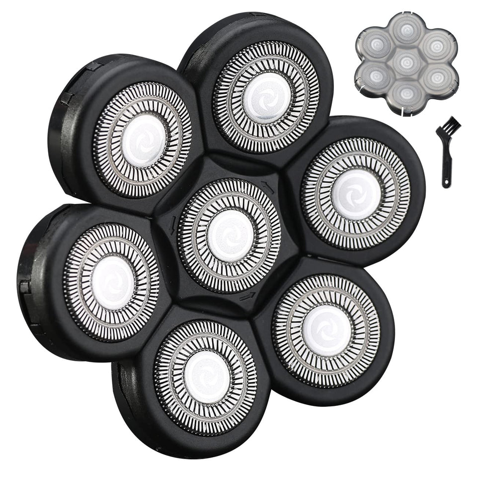 HONTEC front view of 7D black head showing sleek design and easy fit