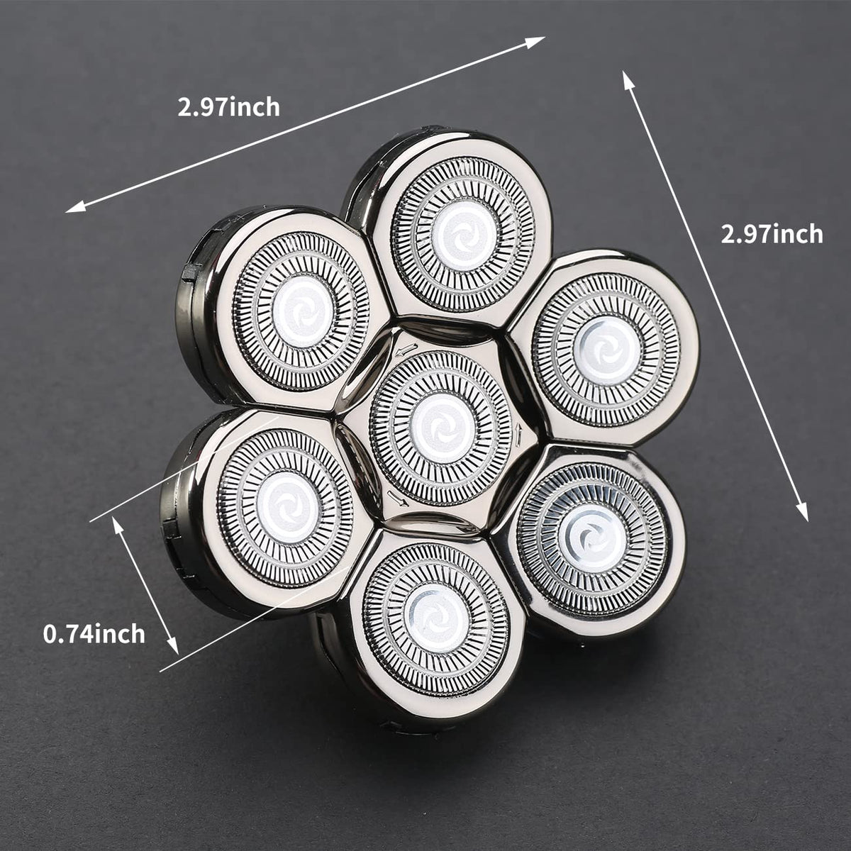 HONTEC size comparison beside coin to show compact, precise fit
