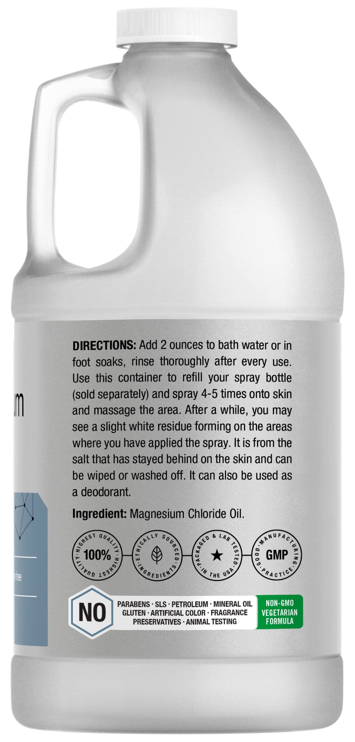 Horbäach pouring cap open illustrating easy dispensing and spill-free pouring benefit
