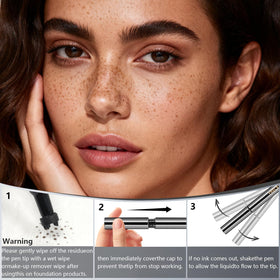 HOSAILY close-up of five-point freckle stamp tip, highlighting quick cluster creation benefit
