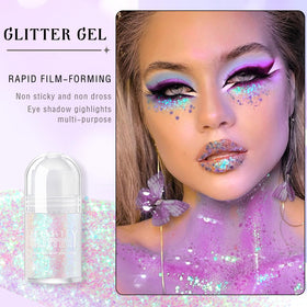 HOSAILY hair and shoulder festival style demonstrating eye-catching sparkle
