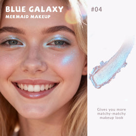 HOSAILY inner corner highlight on model showing brightening and reflective pop