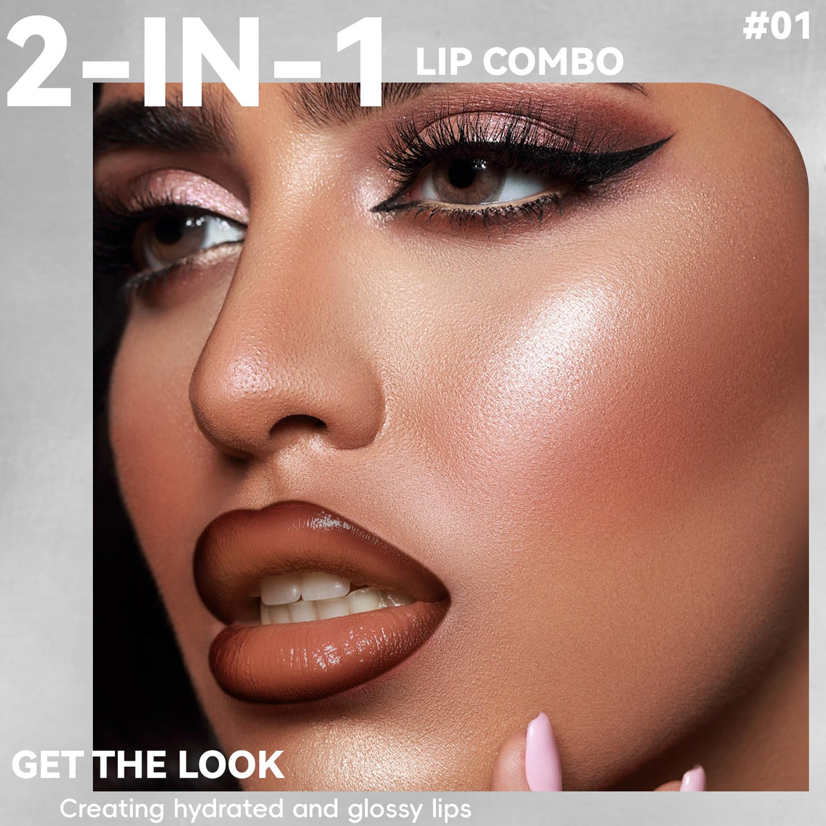 HOSAILY close-up of creamy liner tip for precise shaping and smooth application