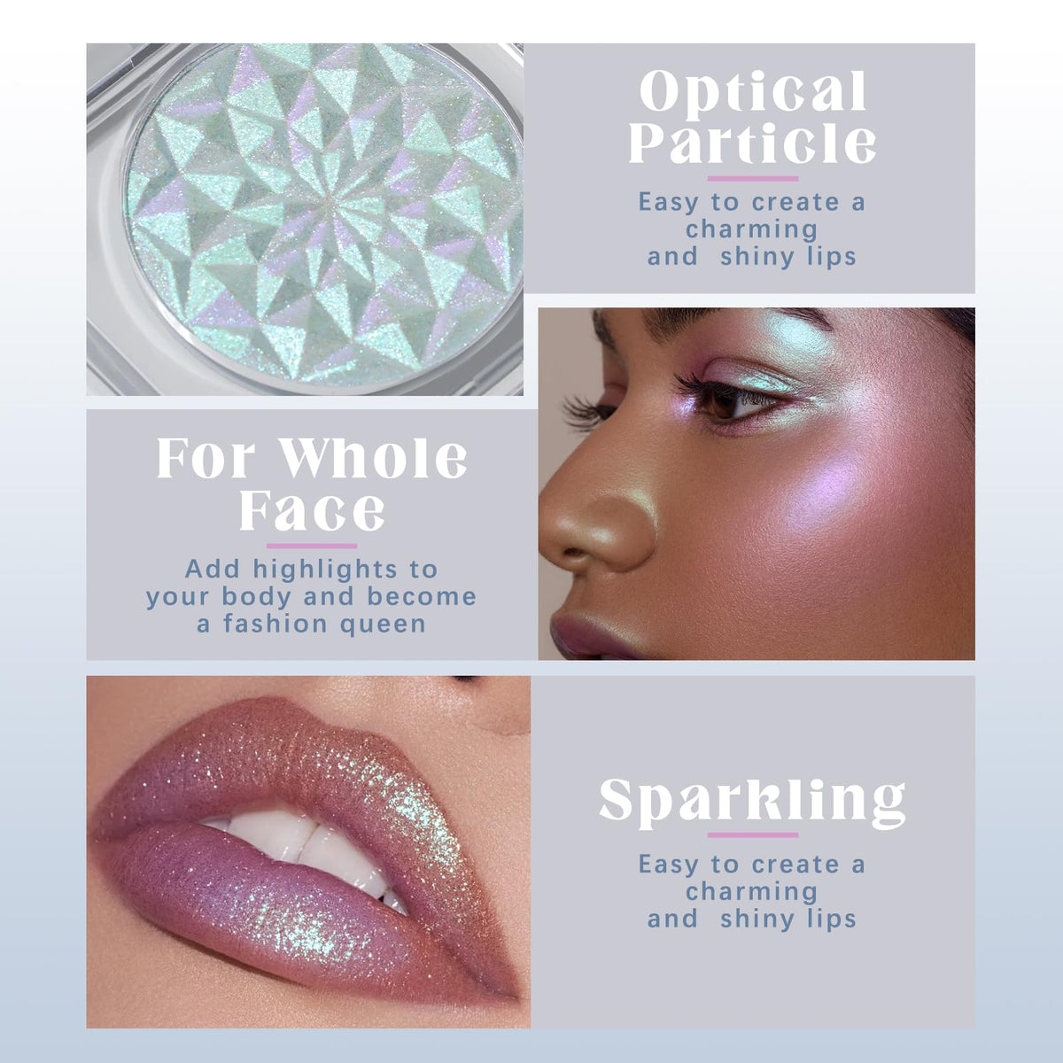 HOSAILY inner-corner application illustrating brightening effect and precise highlight
