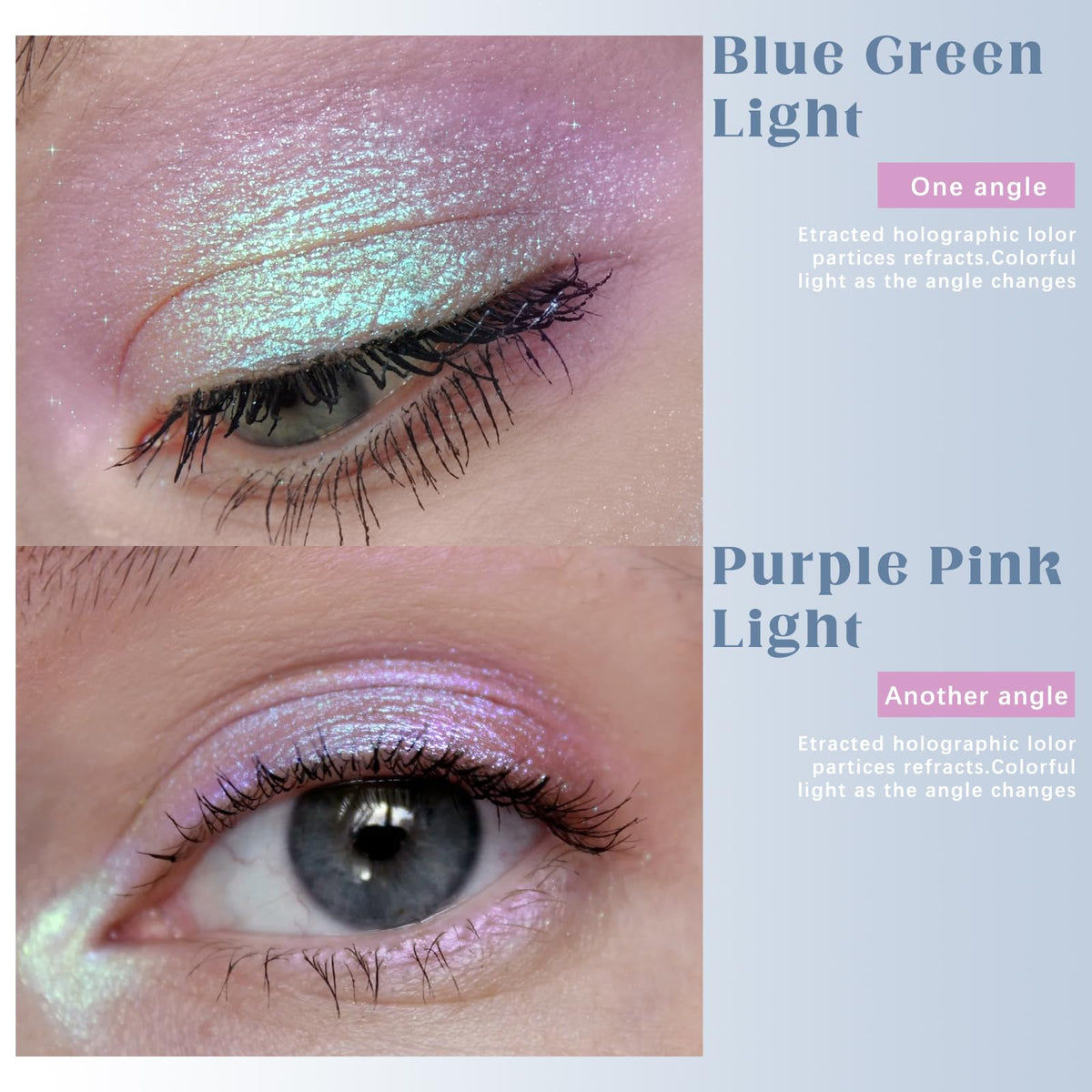 HOSAILY texture close-up showing smooth glitter finish for seamless application