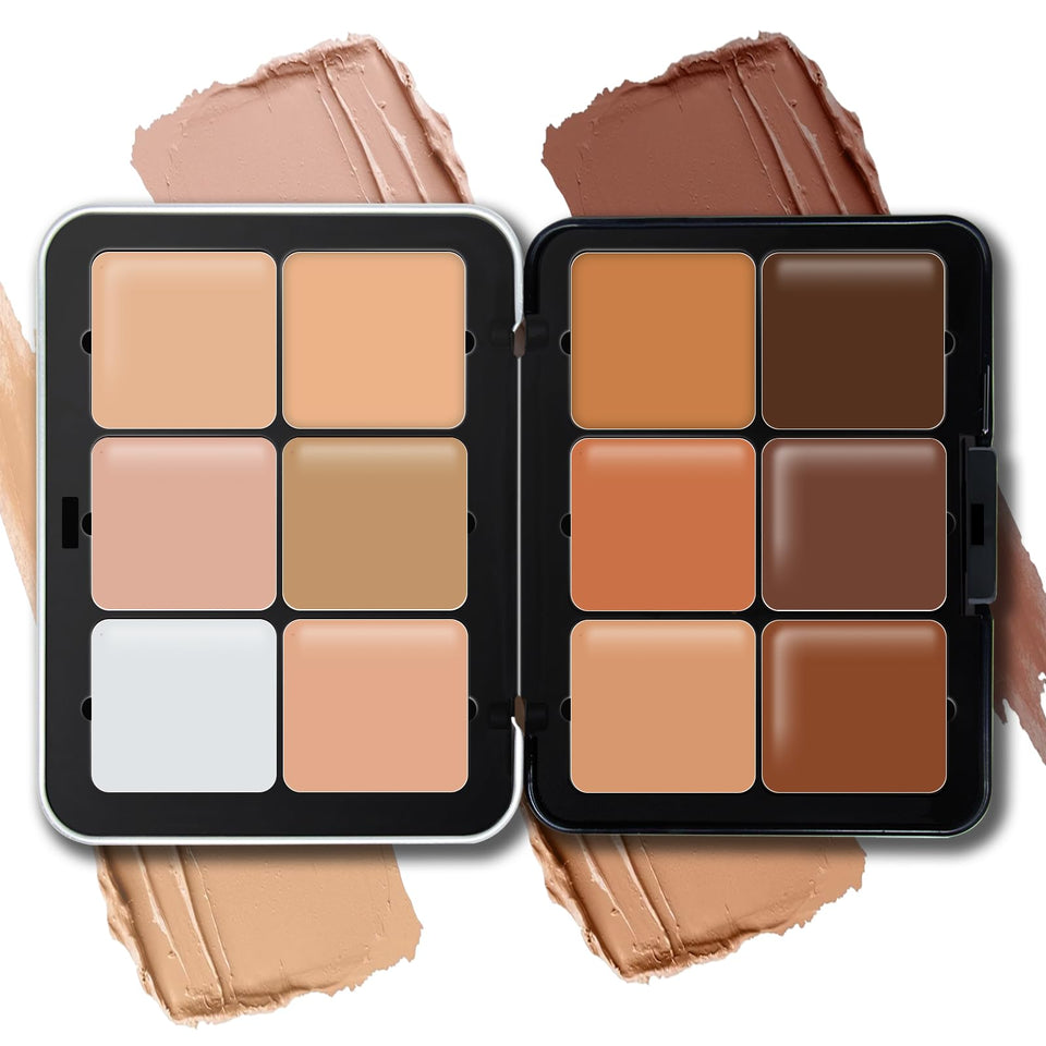 HOSAILY palette top view showing compact travel-friendly layout and convenience