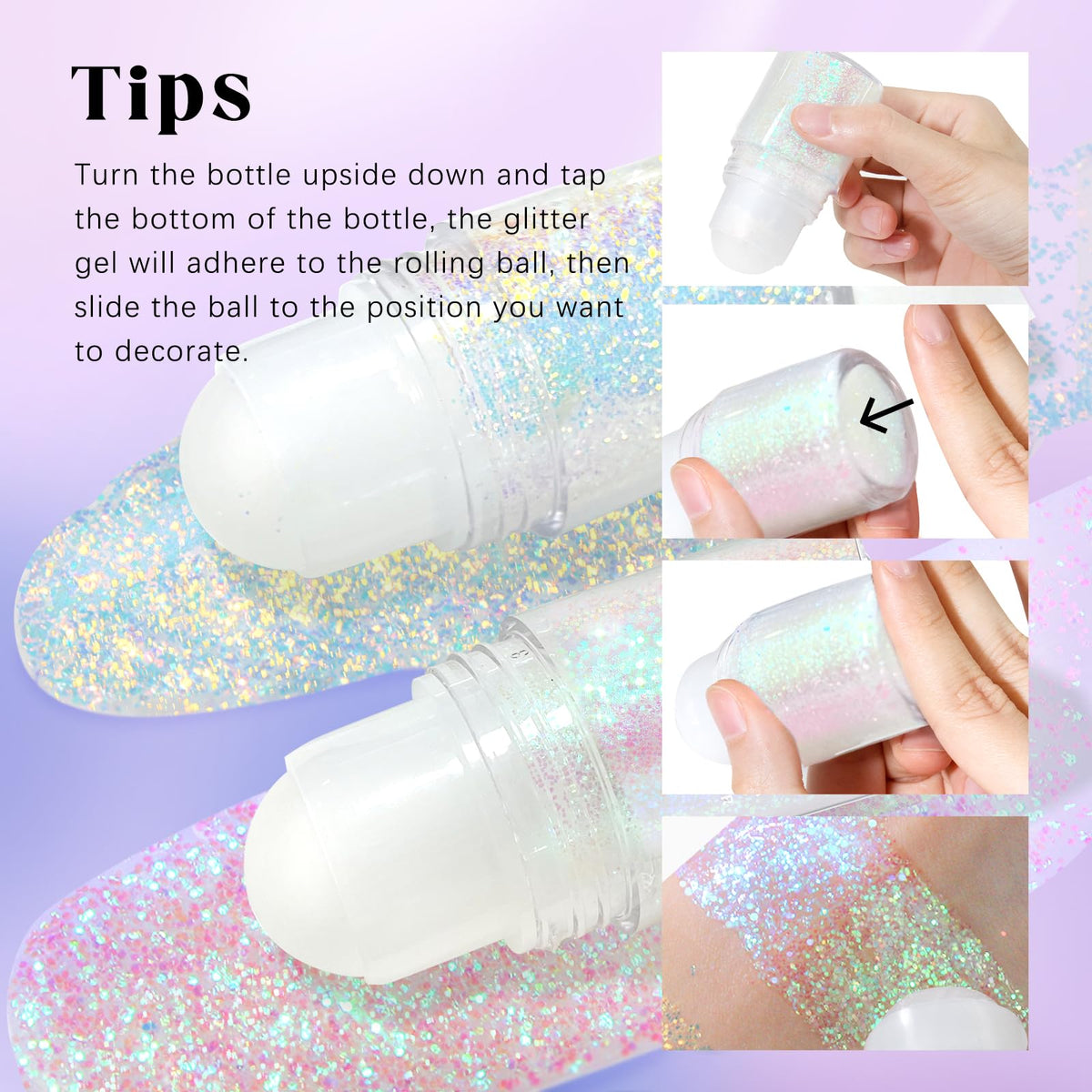HOSAILY roller-ball closeup highlighting smooth application benefit