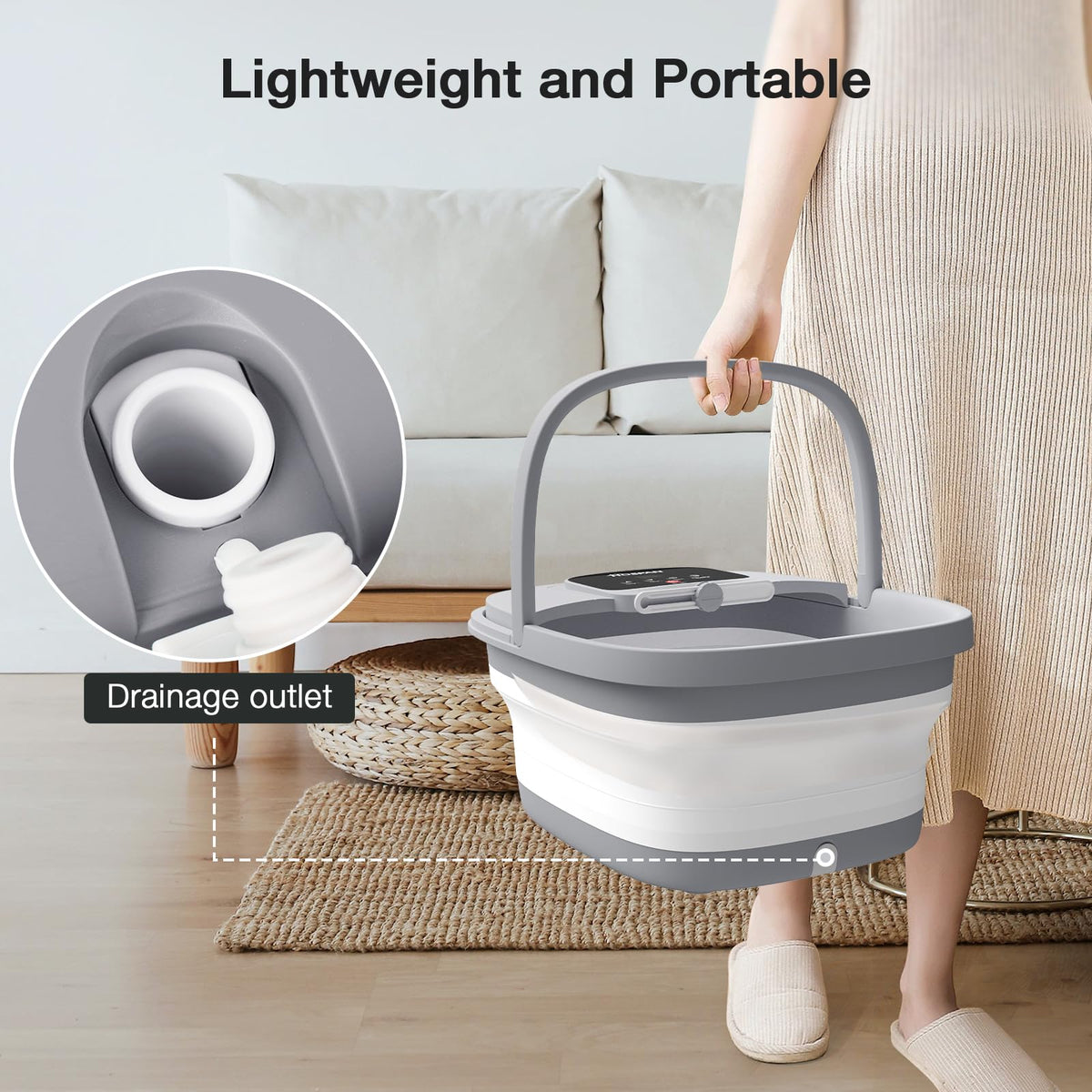 HOSPAN bubbling water with red light showcasing soothing, even warmth