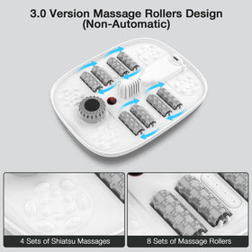 HOSPAN foot spa folded storage demonstrating compact space-saving benefit