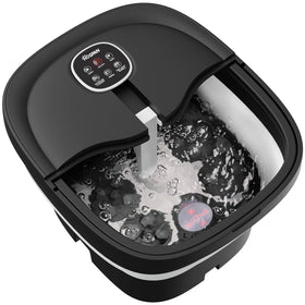 HOSPAN foot spa front view showing control panel and basin for easy use