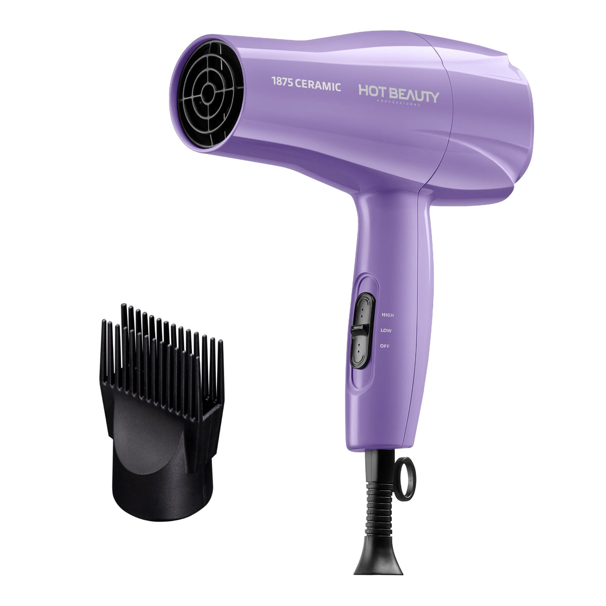 Hot Beauty front view showing compact dryer and strong airflow benefit