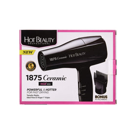 Hot Beauty in-use styling scene drying hair quickly for time-saving benefit