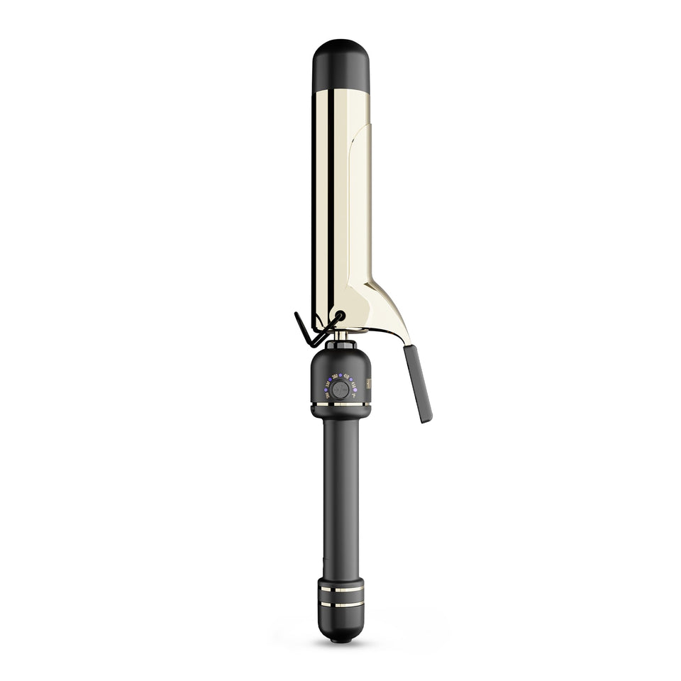 HOT TOOLS front view showing 1.5-inch extended barrel for smooth curls