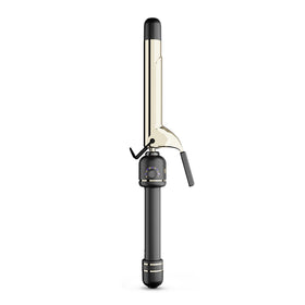 HOT TOOLS front view of 1-inch extended barrel curling iron showing professional design and fast styling