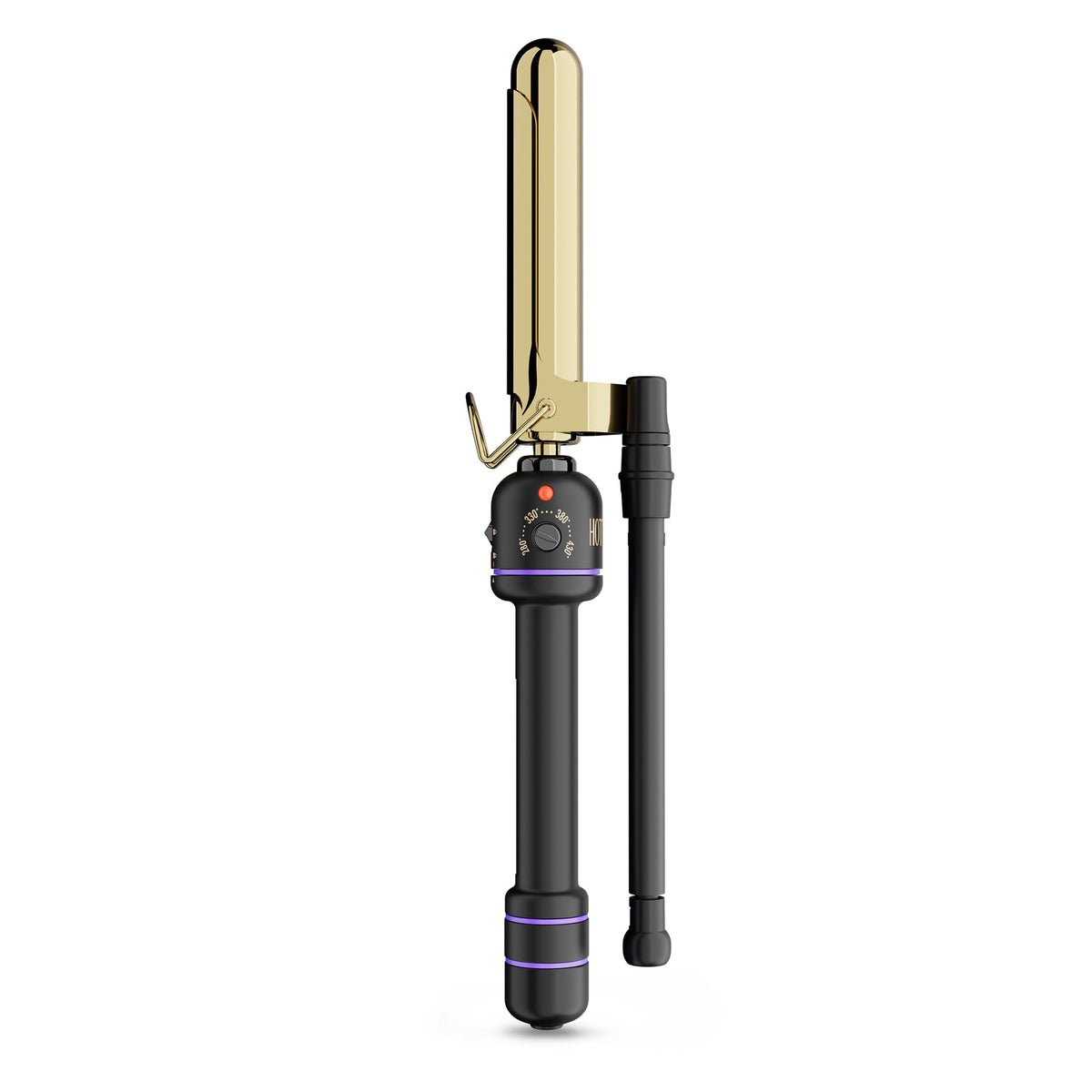 HOT TOOLS front view showing 24K gold barrel and professional build benefit