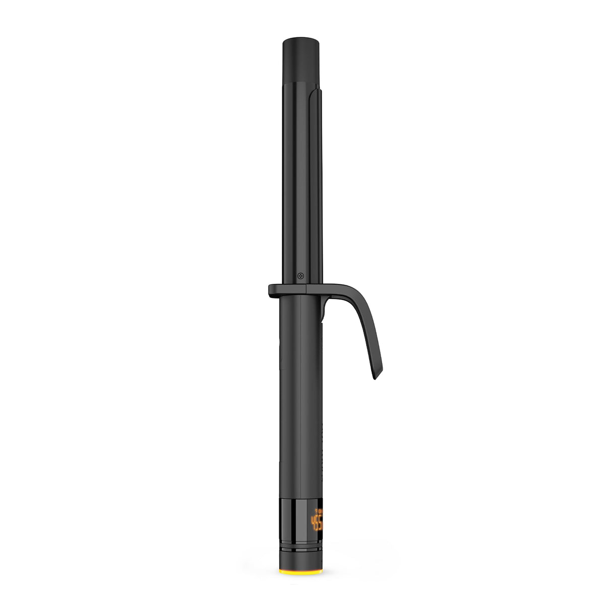 HOT TOOLS front view of black gold curling iron showing sleek design and professional performance