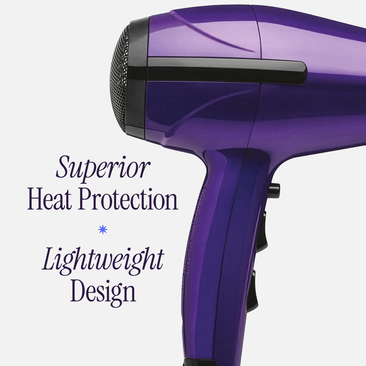 Hot Tools ceramic housing close-up showing smooth heat distribution benefit