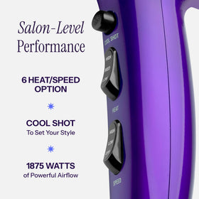 Hot Tools concentrator attachment focusing airflow for sleek shine