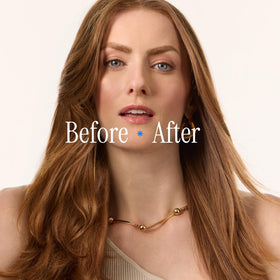 HOT TOOLS flat iron styling hair into curl showing fast heat and polished results