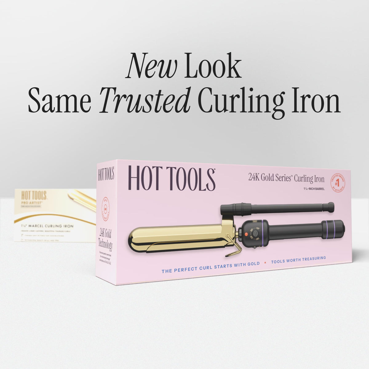 HOT TOOLS product packaging and label highlighting professional features benefit
