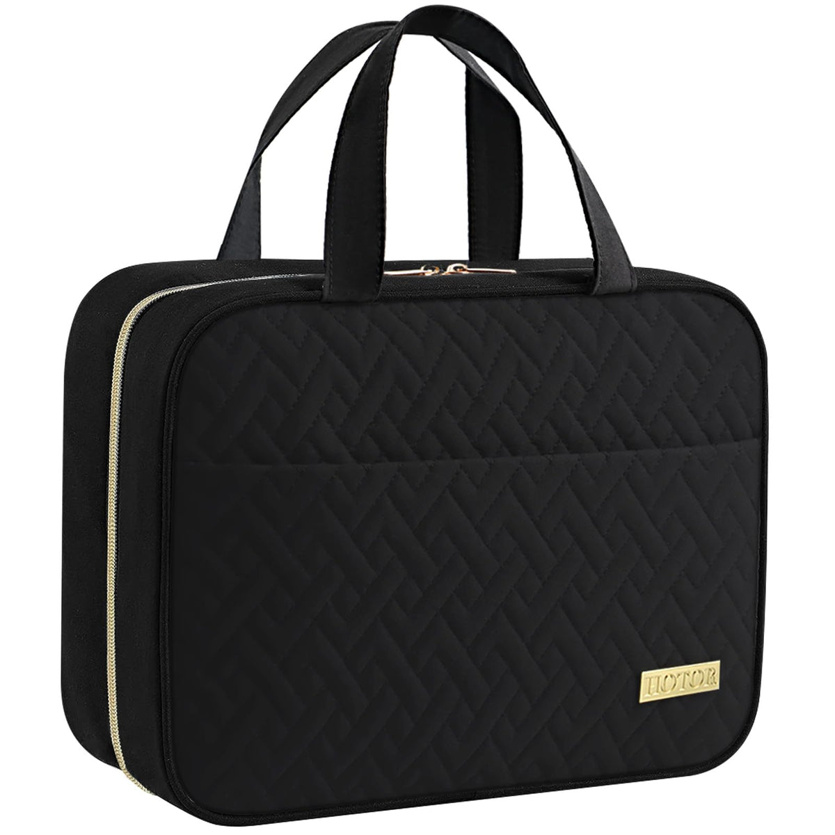 HOTOR front view showing bag closed and compact for travel convenience