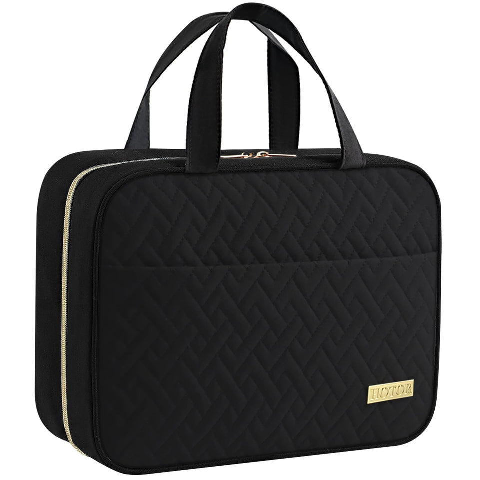 HOTOR front view showing bag closed and compact for travel convenience