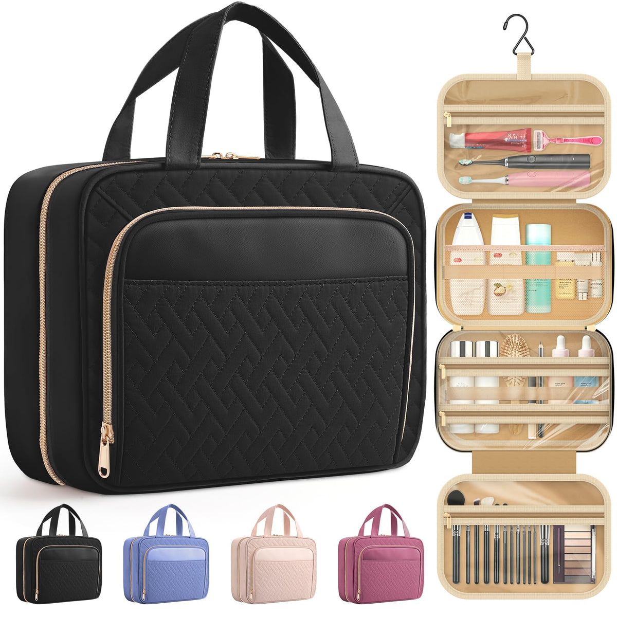 HOTOR front view closed showing compact waterproof design and travel-ready protection