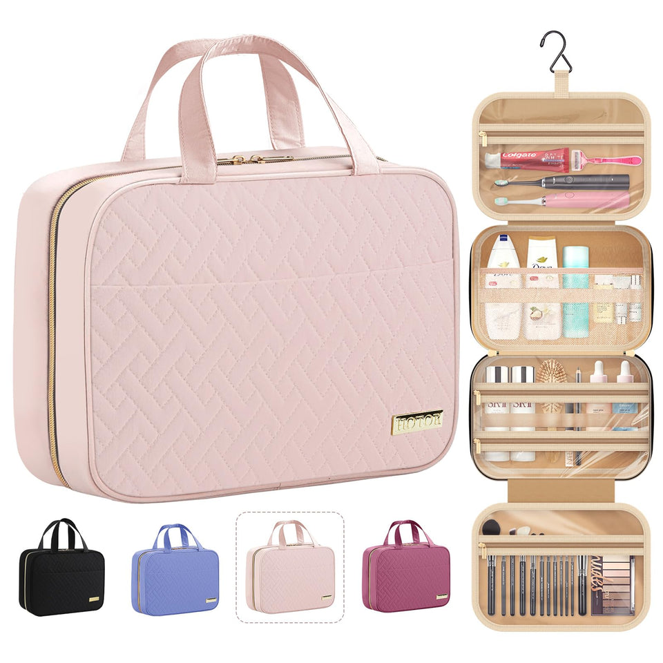 HOTOR front view pale pink bag visible compact and stylish